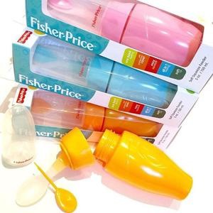 FISHER PRICE Soft SQUEEZE FEEDER / BOTOL SENDOK Bayi - Spoon Bottle - Alat MPASI - SNI BPA FREE