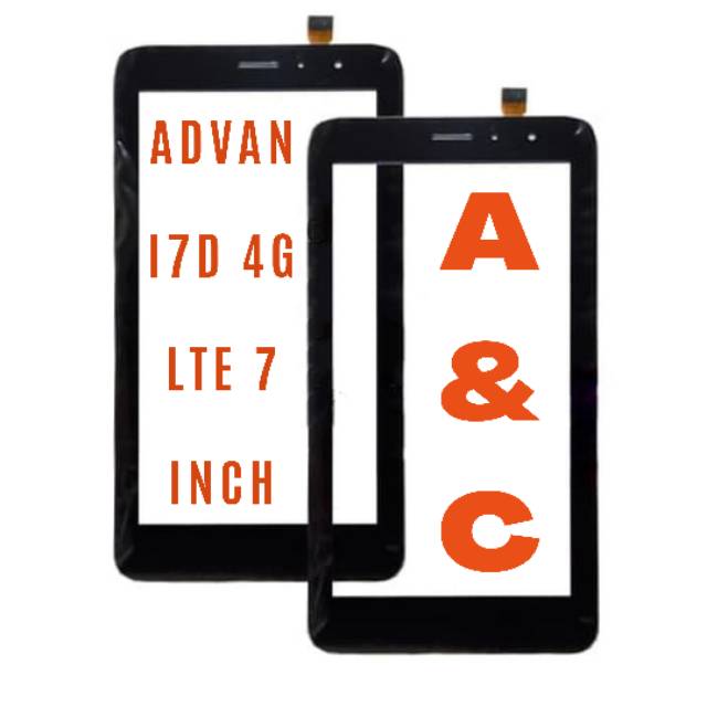 TOUCHSCREEN Advan I7D 4G LTE (7 inch) Layar Sentuh HITAM