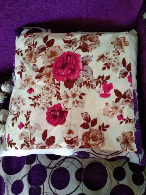 Terlaris!!! Grosir Sofa Set / Set Tamu / Sarung Bantal Sofa 40x40 Taplak Meja Motif Dan Bunga