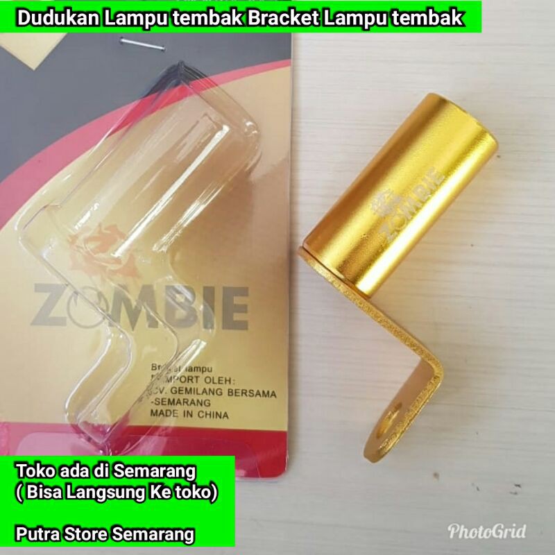 Bracket Lampu tembak Dudukan lampu tembak Holder Lampu tembak Bracket lampu spion Motor