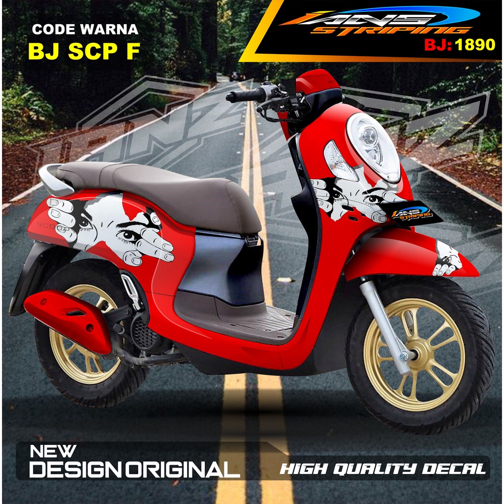 STICKER VARIASI FULL BODY SCOOPY / STICKER ALL NEW SCOOPY / STIKER FULL BODY SCOOPY TERMURAH / STIKER MOTOR SCOOPY / STIKER MOTOR