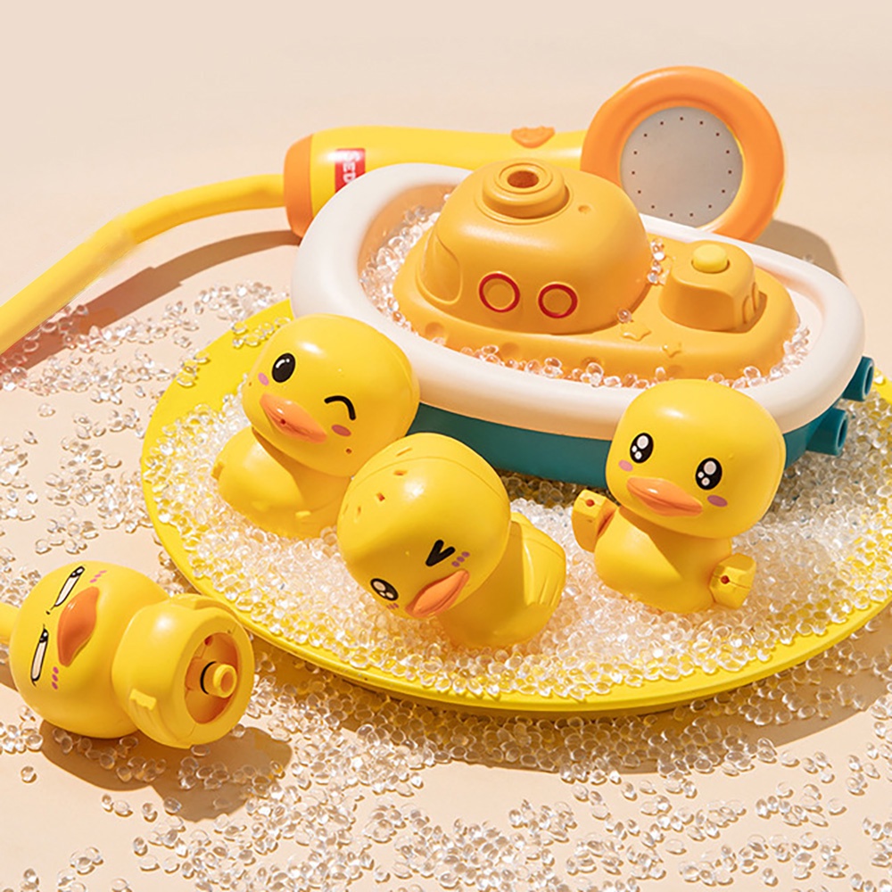 LAKOEOFFICIALMALL Bebek Mainan Mandi Anak Bayi Bath Toys With Shower Head-3