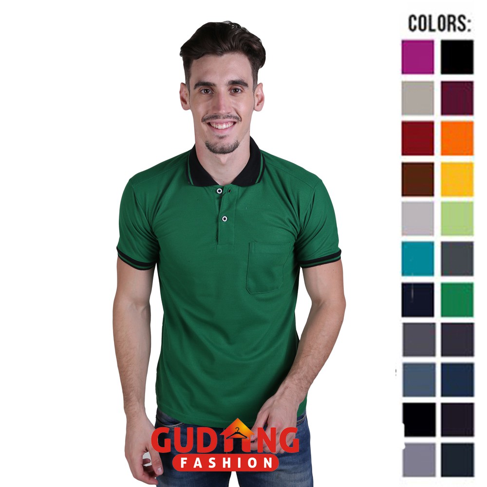 Polo Shirt Distro Lengan Pendek - Banyak Pilihan Warna PLS (COMB)