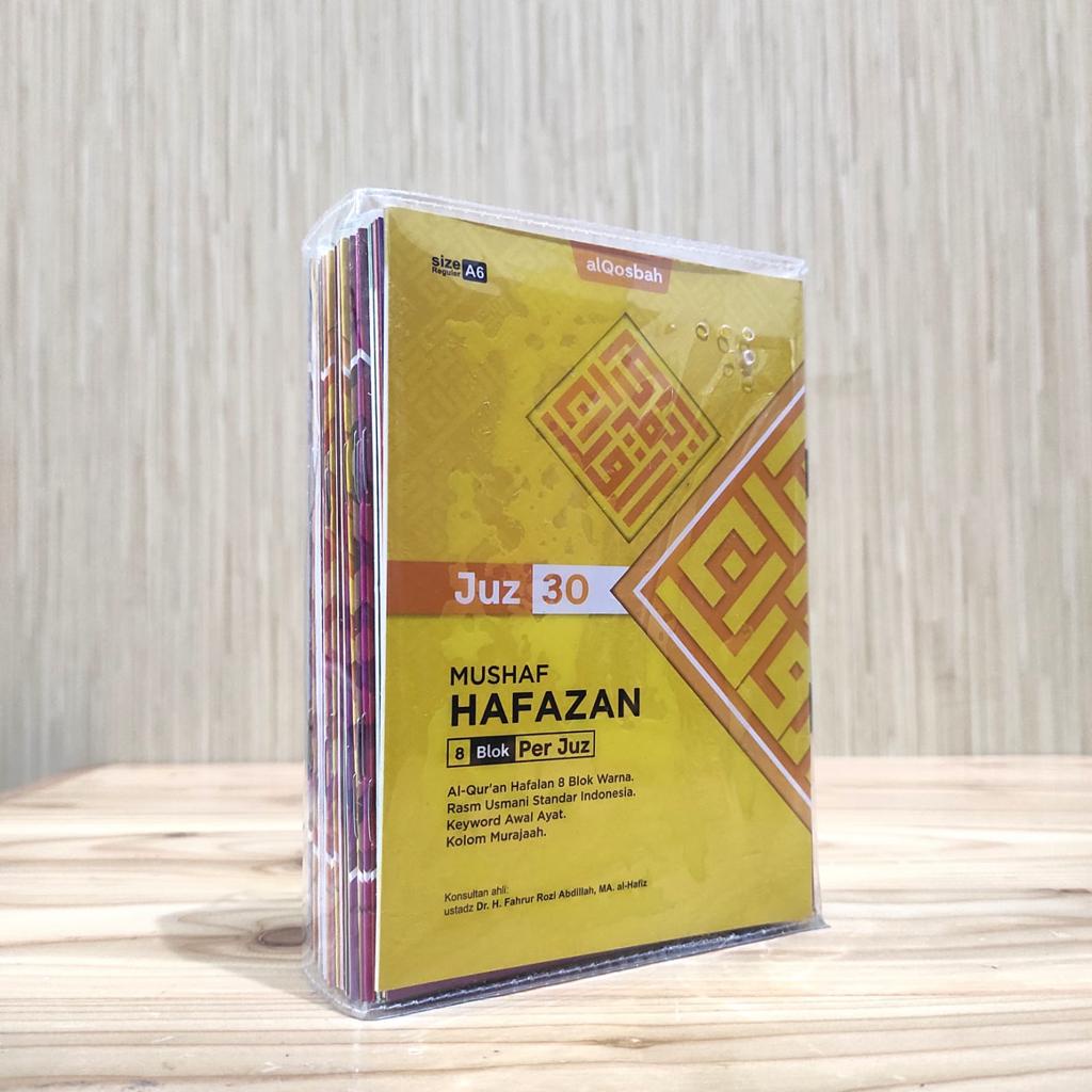 Mujazza per Juz Hafazan Alqosbah 8 blok A6 AL QURAN PER JUZ OLEH OLEH HAJI