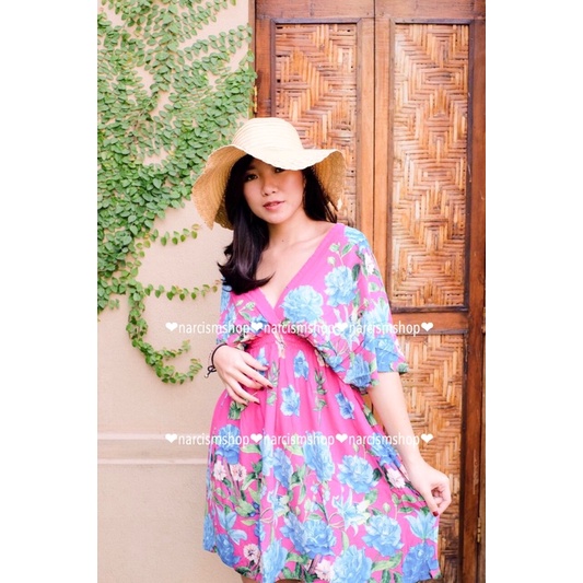 MIDI DRESS POLOS / MOTIF / BOHEMIAN (PILIH MOTIF GESER PICTNYA)
