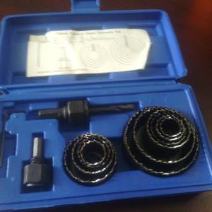 Holesaw Kit Hole Saw Kit Mata Bor Kayu Set 13pcs Benz PROMO Pelubang Kayu Kayu PIPA PARALON PVC GYPSUM ACRYLIC Hidroponik