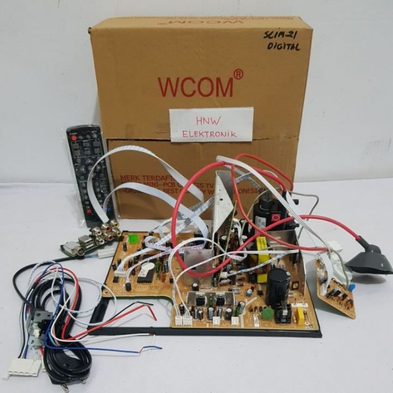 mesin tv china cina Digital Wcom slim 21 DIGITAL STB inch 21" Wcom Digital STB FREE BUBBLE WRAP TEBE