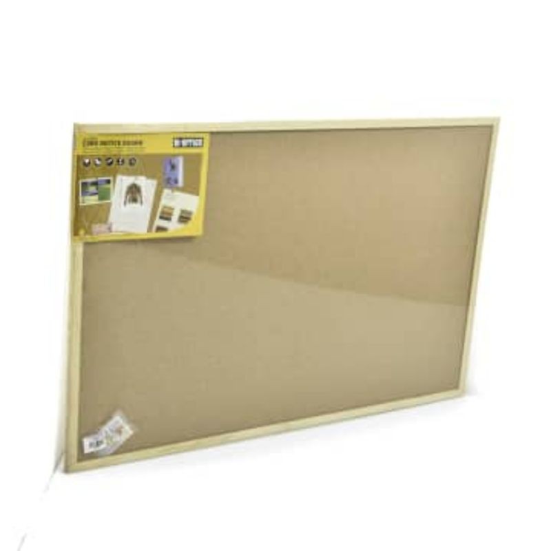 

Bi-Silque Cork Board Papan Buletin Papan Informasi 90x60 Cm