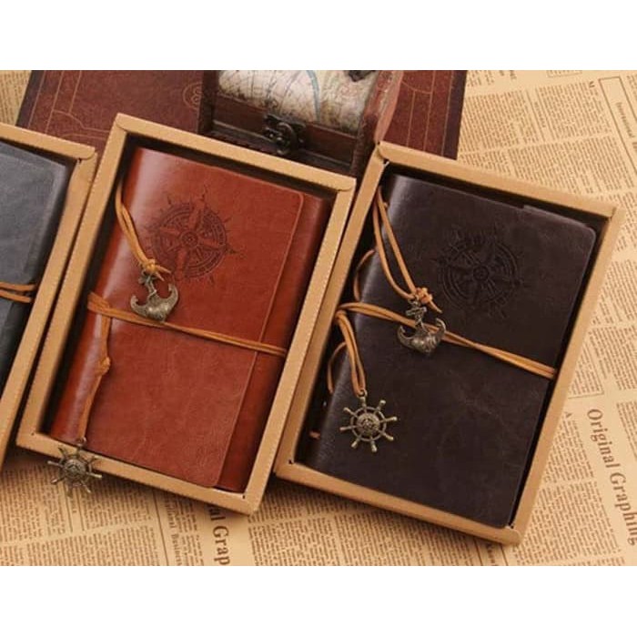 

Buku Catatan Binder Note Classic High Quality Vintage Pirate Notebook
