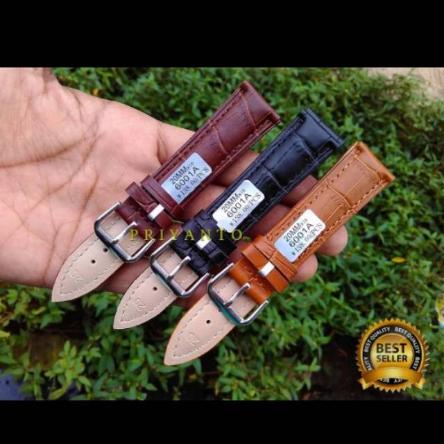 STRAP LEATHERS TALI JAM TANGAN KULIT TAME KING 16MM 18MM 20MM 22MM 24MM 26MM STRAP WATCH BEND LEATHERS TK 16-26MM BONUS PEN