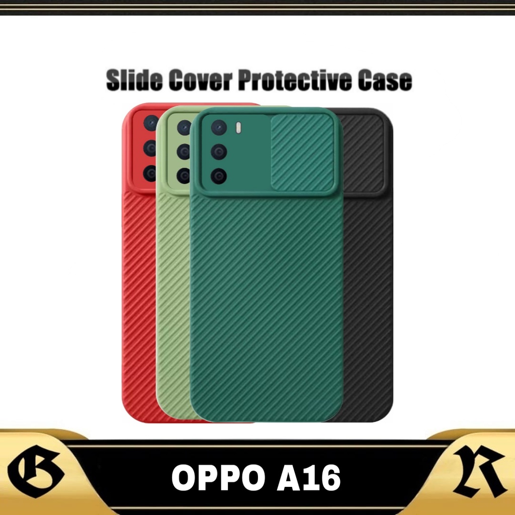 PROMO Casing Camera Protector OPPO A16 Casing Shockproof Slide Terbaru