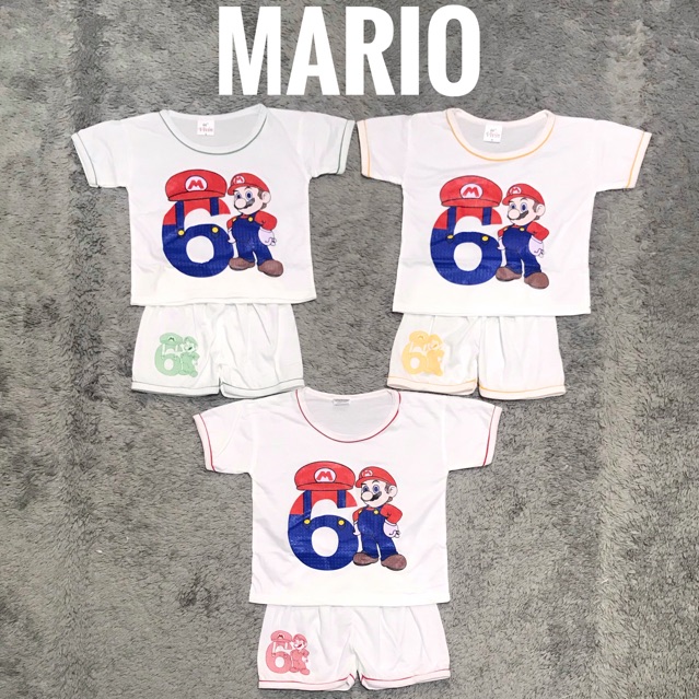 Setelan Pendek Oblong Bayi / Anak Motif Laki-Laki