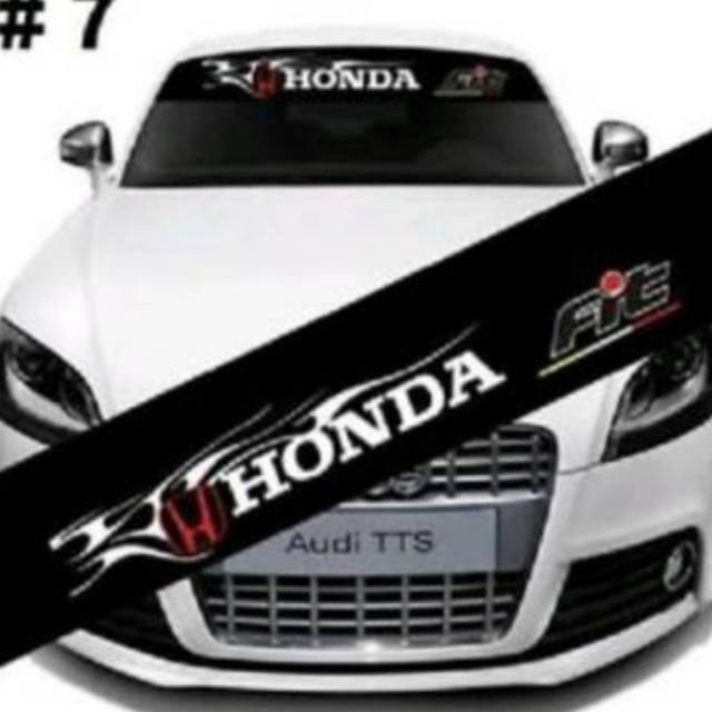 Cutting sticker kaca depan sticker mobil sticker kaca mobil honda fit stiker mobil honda jazz honda