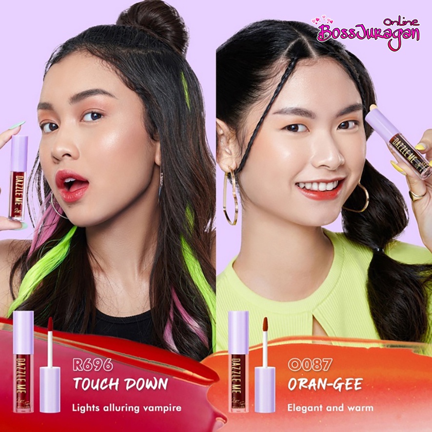 (BOSS) DAZZLE ME Ink-Licious Lip Tint BPOM | Mattedorable Long Lasting Liptint Hyper Moisturizing Lip Stain