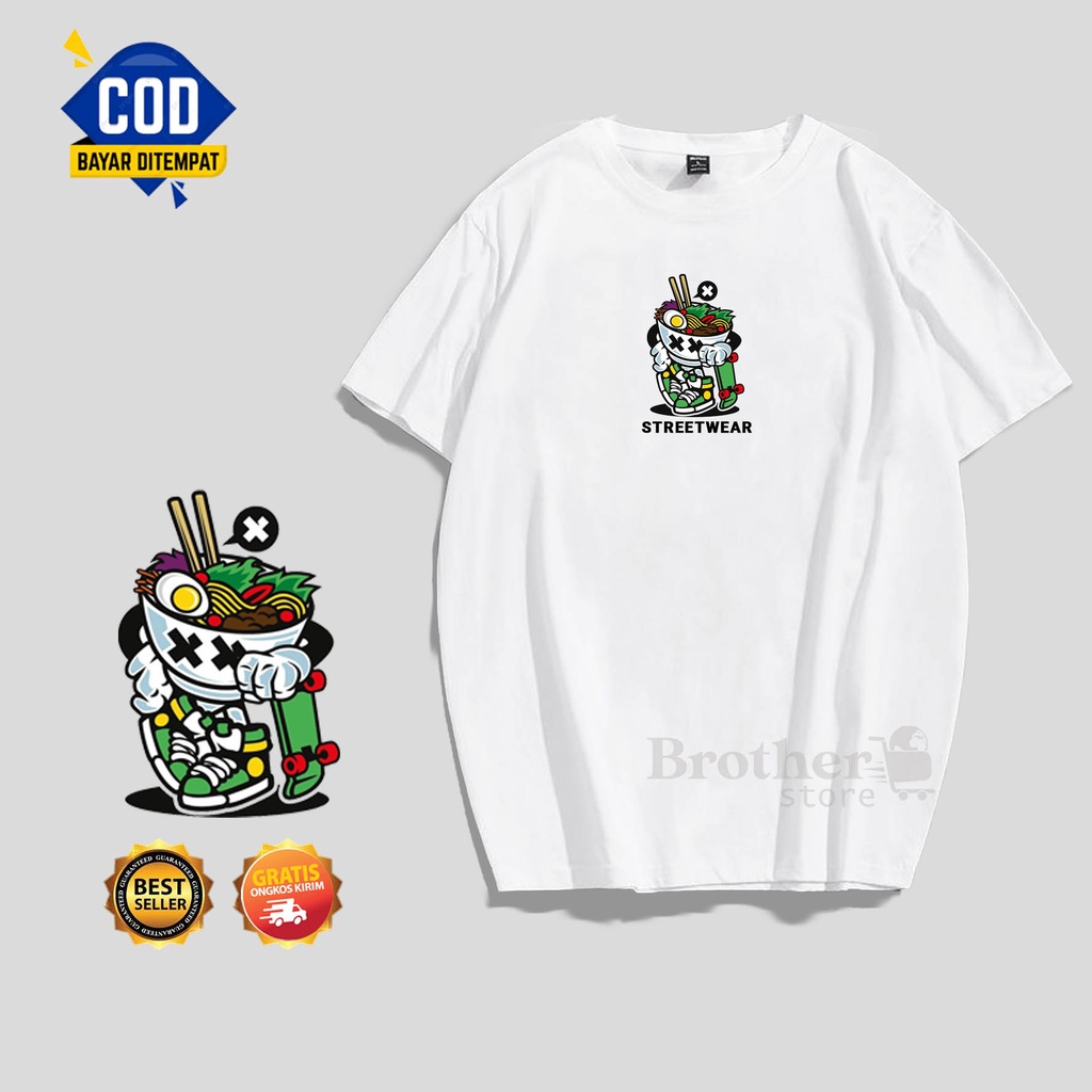 BROTHER STORE - Kaos Distro Pria - KAOS COWOK CEWEK - Kaos Kata Kata - ArticelSTIRFE Premium