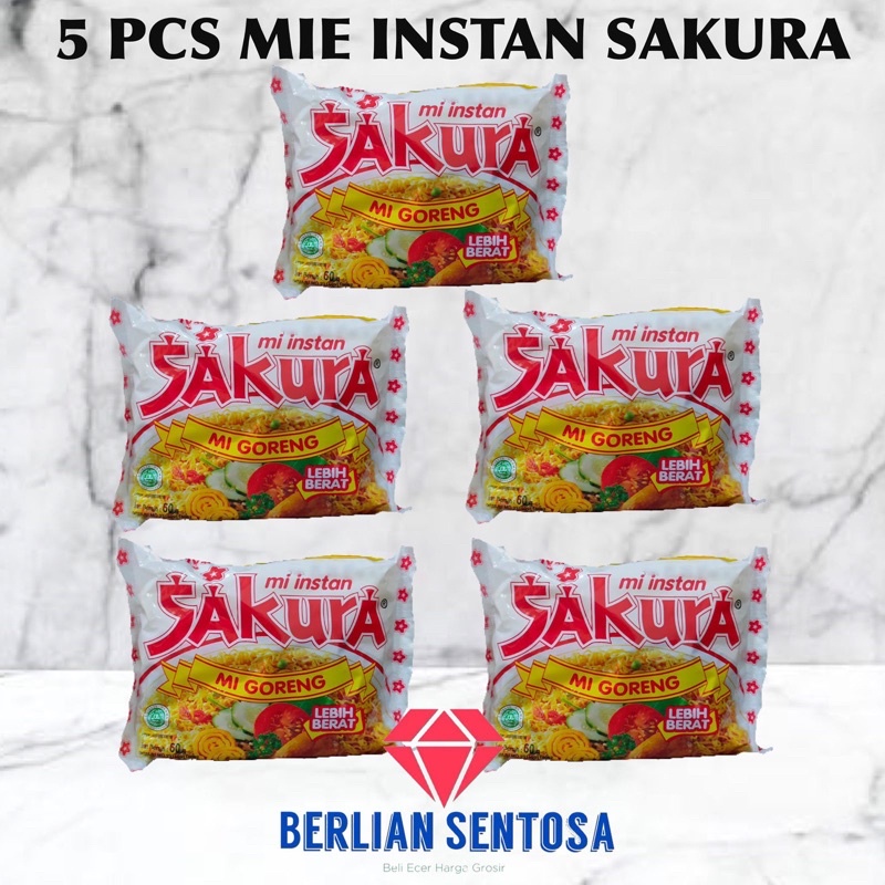 

Mie instant sakura 5pcs