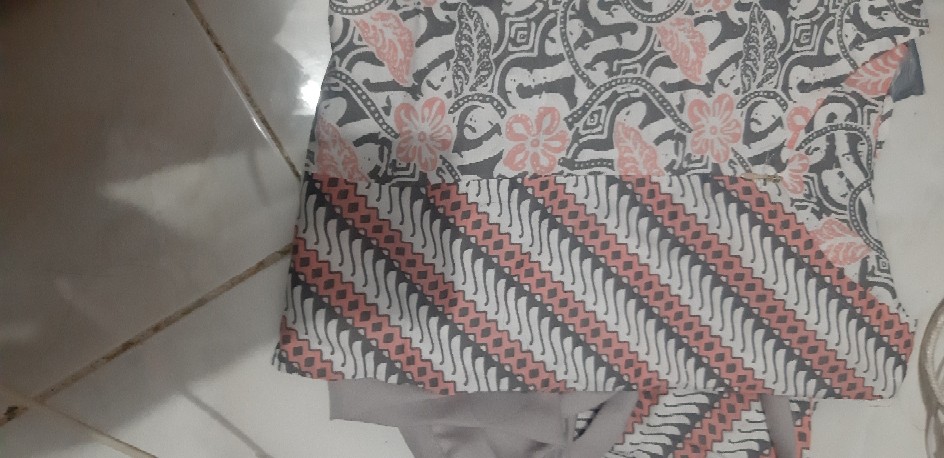 Tey-17 Batik Wanita Asj Sa Hrb026 Kenongo Kemeja Tosca Pendek