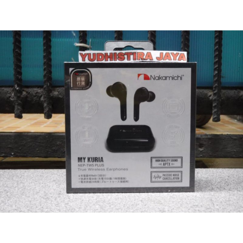 Nakamichi NEP TW5 Plus Earphone Bluetooth Portable Original