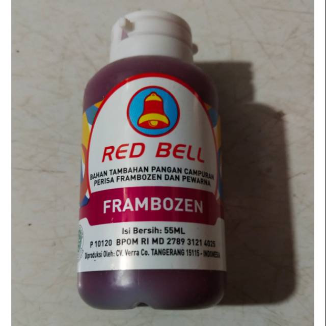 

PASTA PERISA RASA FRAMBOZEN MERK RED BELL 55 ml