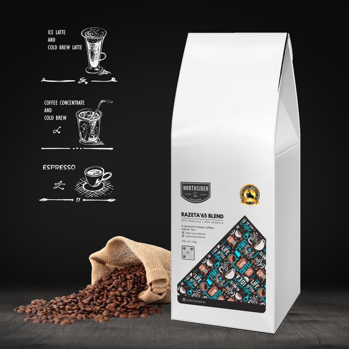 

BIJI KOPI SUSU RAZETA'65 BLEND - 1KG NORTHSIDER COFFEE - BIJI KOPI
