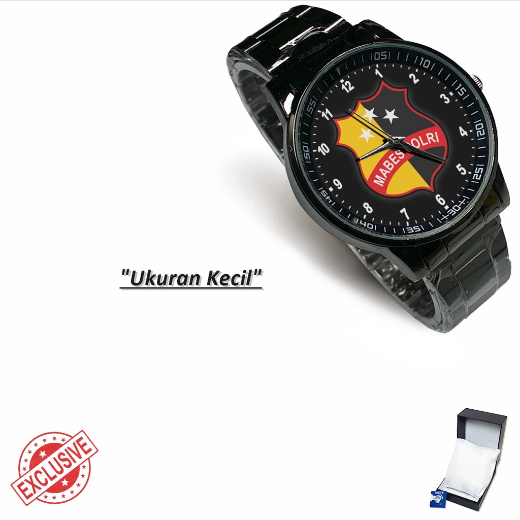 Jam Tangan Rantai Couple MARKAS BESAR POLRI (Limited Edition)