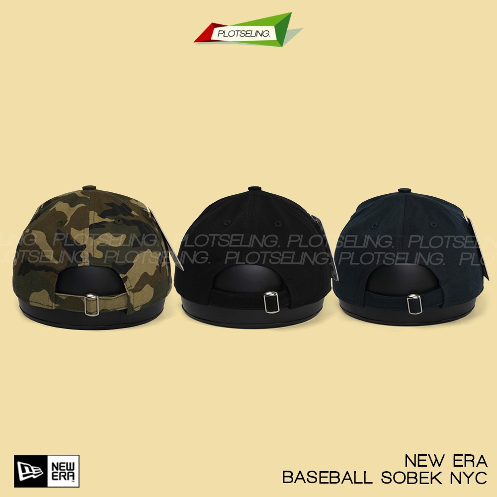 Topi New York Sobek BASEBALL NY DAMAGE Hat New York Yankees Ripped Original Grade Camo Hitam Navy Putih MLB Cap Adjust Unisex Topi Baseball Pria Wanita Hitam