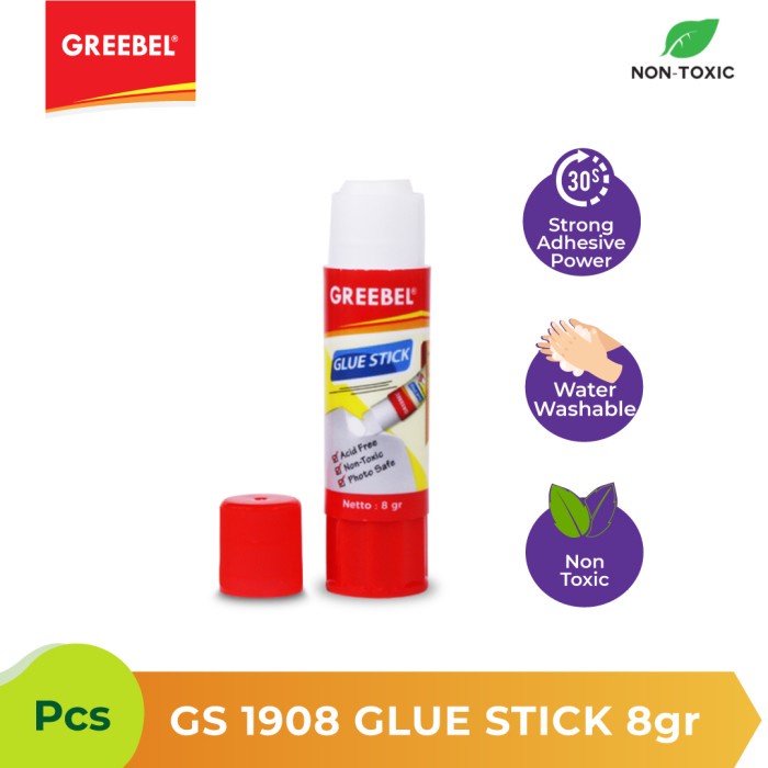 Lem Kertas Stik Greebel Glue Stick GS1908 - 8gram.