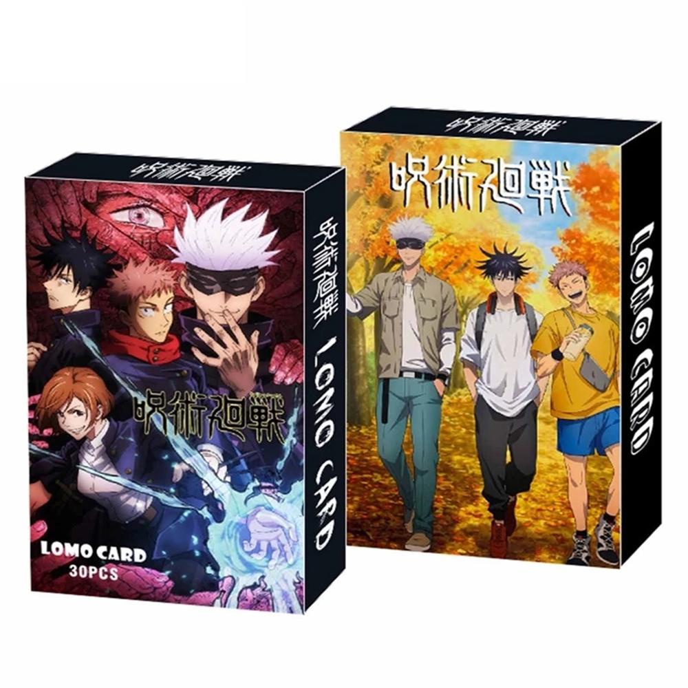 Needway Jujutsu Kaisen Lomo Card Koleksi Kado Ulang Tahun Fushiguro Megumi Kugisaki Nobara Itadori Yuuji Mini Postcard