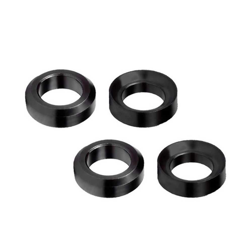 LANFY Bicycle Parts Bicycle Washers 4Pcs/set Washer Rings Concave And Convex Cycling Bicycle Brake Disc Brake Titanium Mountain Bike BMX Bike Bicycle Spacer/Multicolor