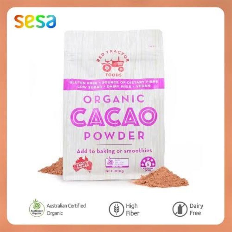 

RED TRACTOR ORGANIC CACAO POWDER 300GR