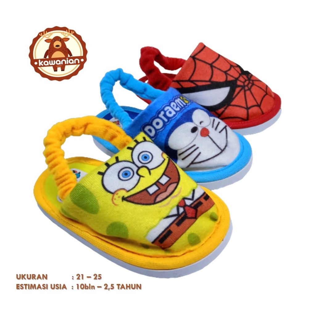 Sandal Bayi Prewalker Laki-Laki dan Perempuan Sandal Bapau Bayi