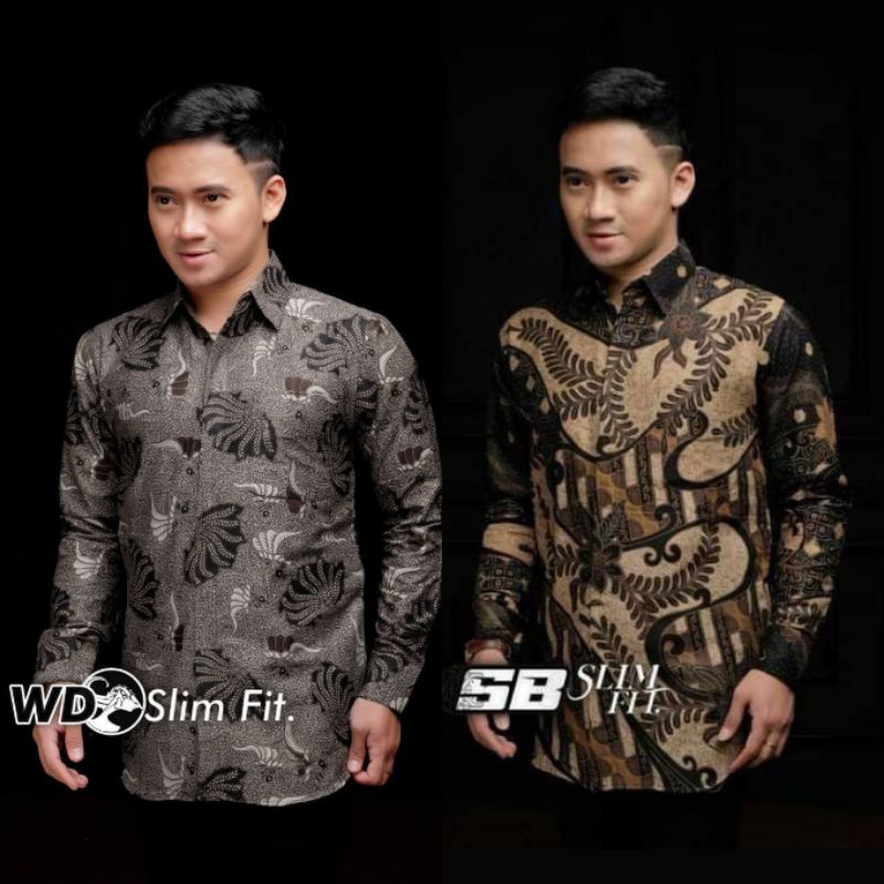 NEW ARRIVAL DISTRO BATIK PRIA BORDIR SOGAN HRB062 BATIKAF NOTOARTO BATIK