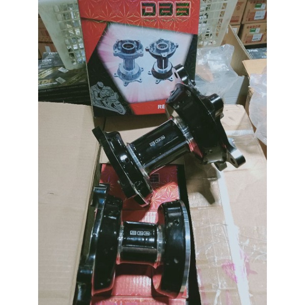 Tromol Set DBS CRF 150  hitam hole 36/36 + Disk Original