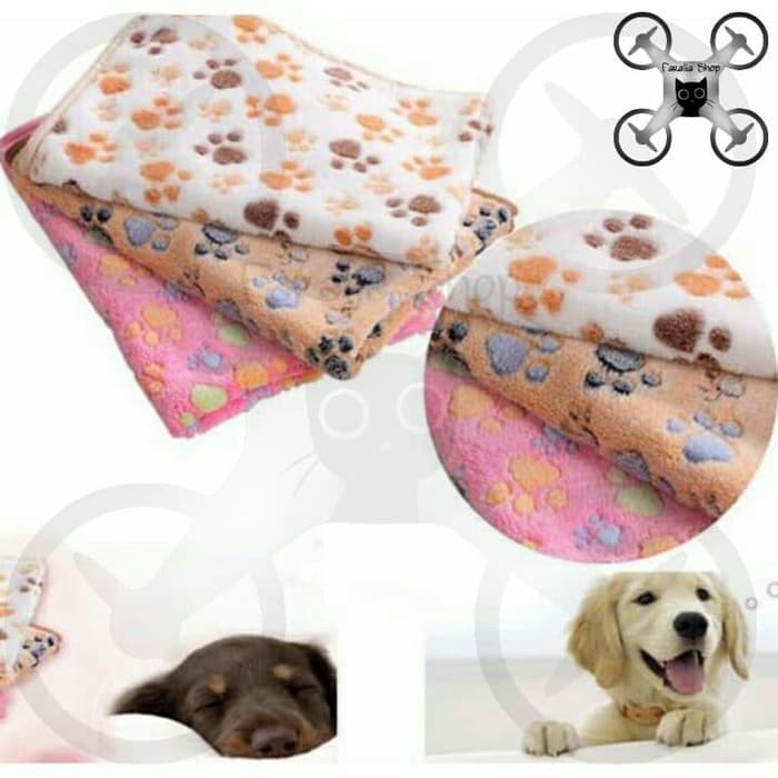 Selimut Matras Alas Kasur Tempat Tidur Kucing Anjing Hewan Blanket Pet Paw Lembut Bed Dog Cat