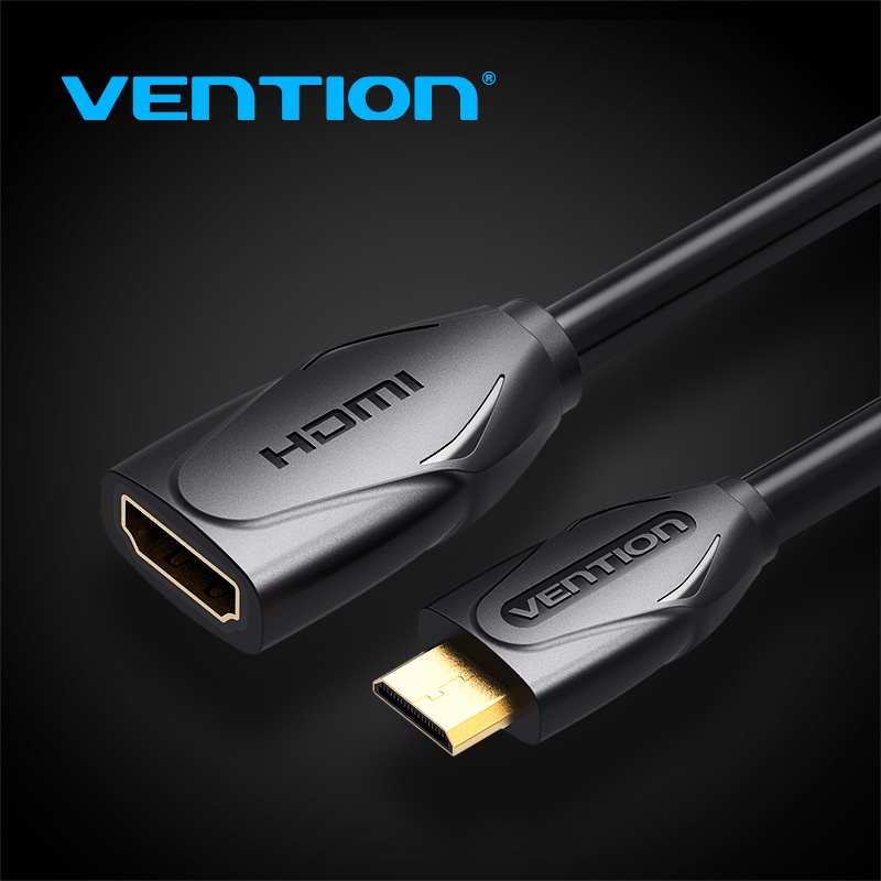 Vention ABA 1M Kabel HDMI Mini HDMI Male To HDMI Female