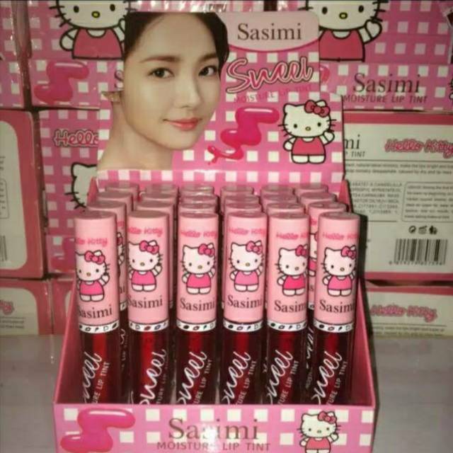 Liptint sasimi hello kitty 12pcs