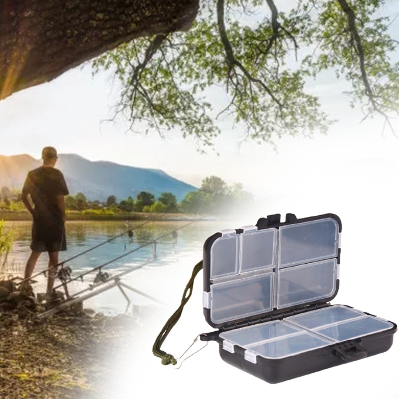 Matahari 9kompartemen Kotak Umpan Pancing Penyimpanan Untuk Case Fishing Tackle Storage Tray Hooks Organizer Tahan Air Lure Box