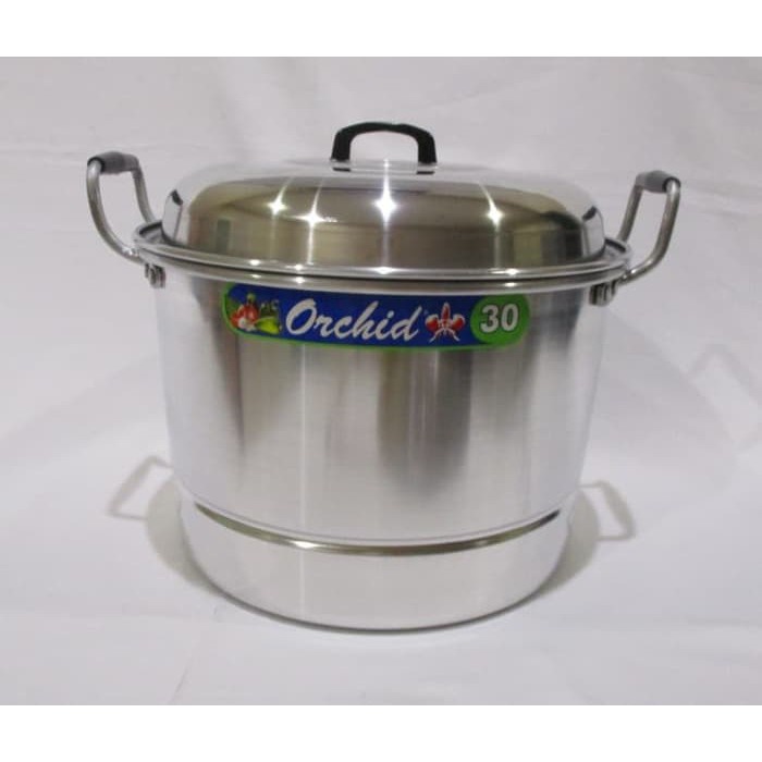 Panci Sarang Serbaguna Orchid - Panci Langseng Aluminium 30 - PM