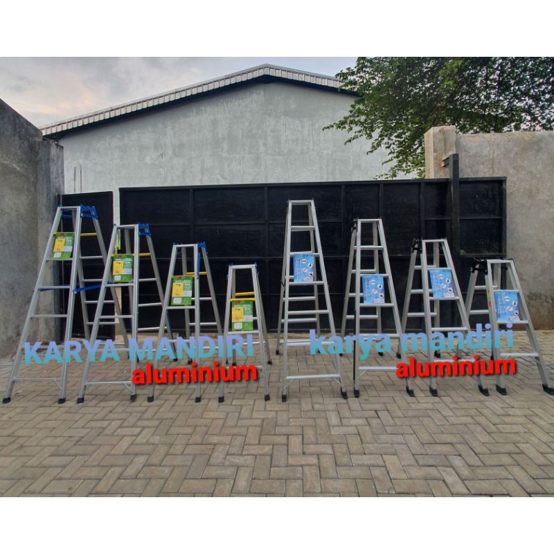 Tangga Lipat Aluminium Ladder Ukuran 1,50 Meter / 150 Cm