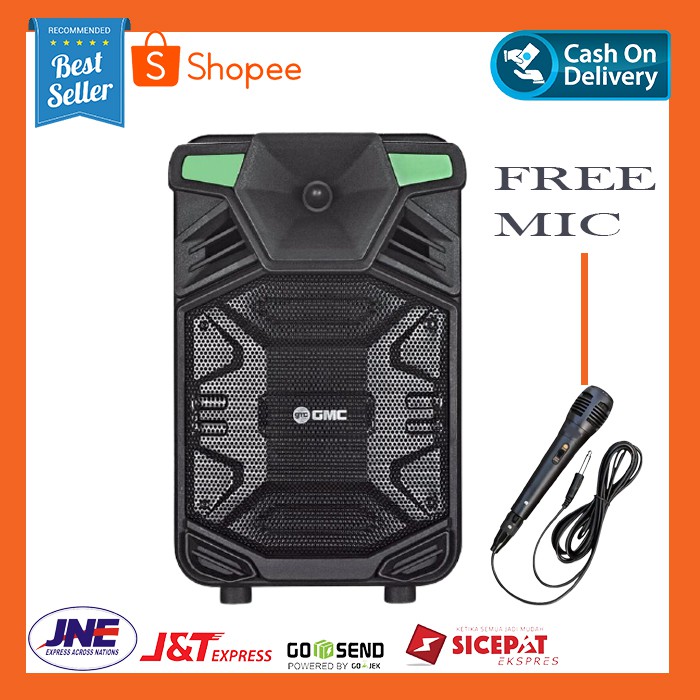 Speker Bluetooth GMC 897 M NEW Free mic kabel karaoke