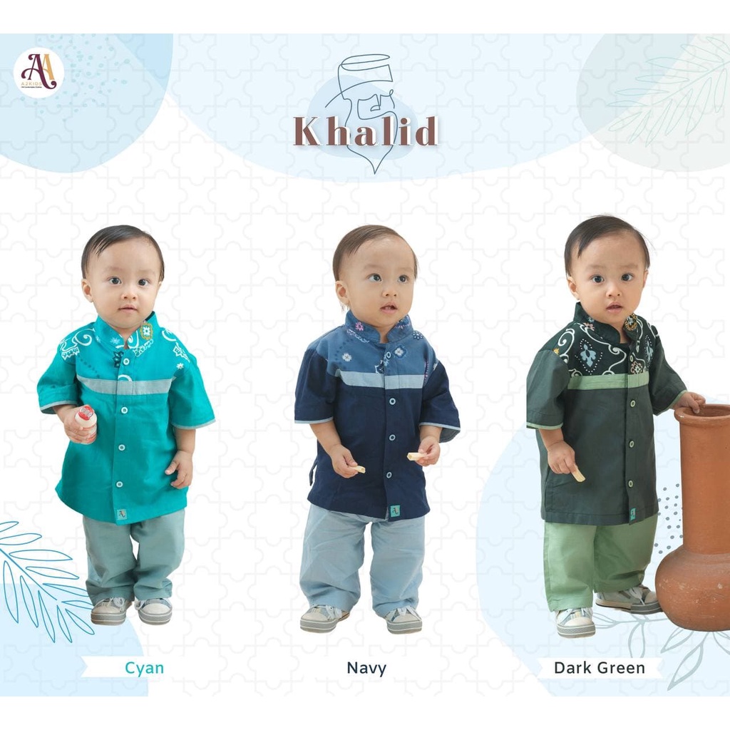 Baju Koko Bayi Koko Khalid IED Series Lebaran 2022 By A2kids