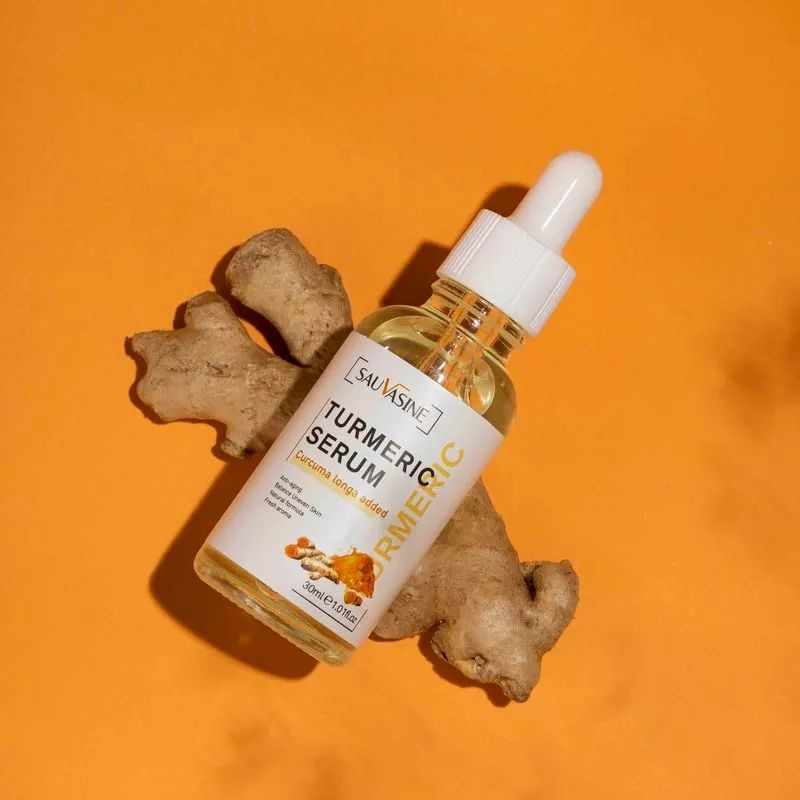 tumeric serum anti aging mencerahkan kulit hitam glowing skin