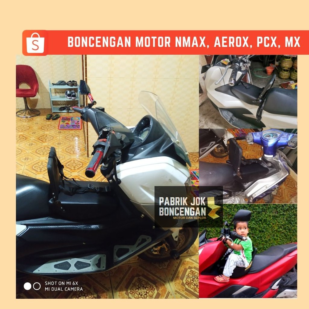 Kursi Jok Boncengan Anak Tempat Duduk Anak Di Motor NMAX PCX AEROX Jupiter MX