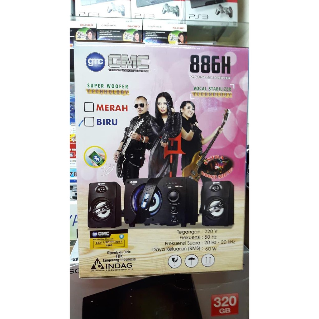 Speaker Multimedia GMC 886H BT USB Bluetooth