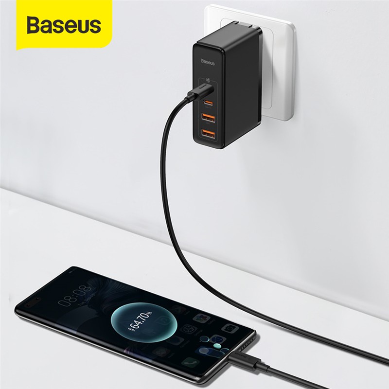 Baseus GaN2 Pro 100W EU 2C+2U Fast Charger Type C PD QC5.0