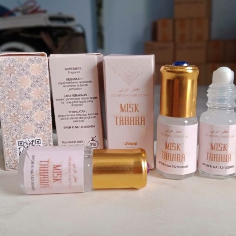 MISK THAHARAH PEWANGI BPOM 3ML / PARFUM MISS V. (BPOM)