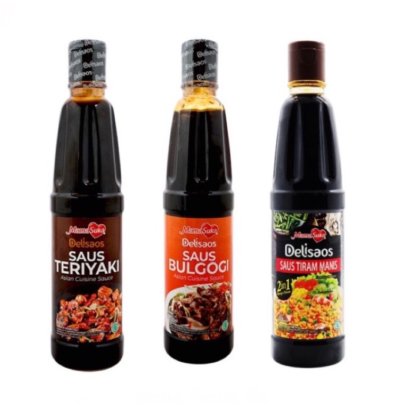 

MamaSuka Delisaos Saus Bulgogi / Saus Teriyaki / Saus Tiram Manis 260 ml