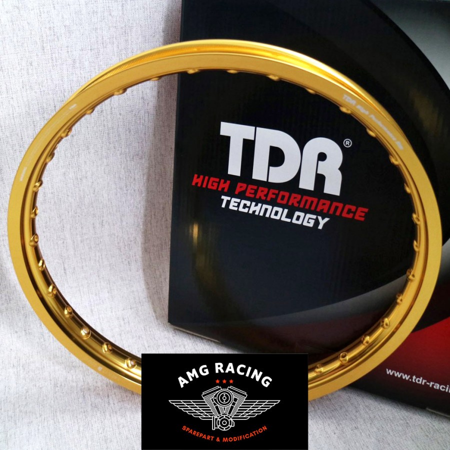Velg TDR 17 x 140 ER Shape Warna Gold