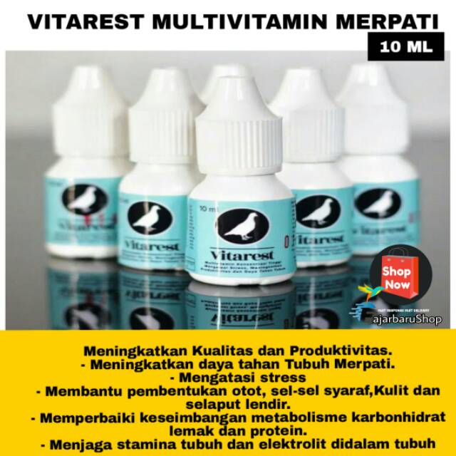 Vitarest Multivitamin Burung Merpati