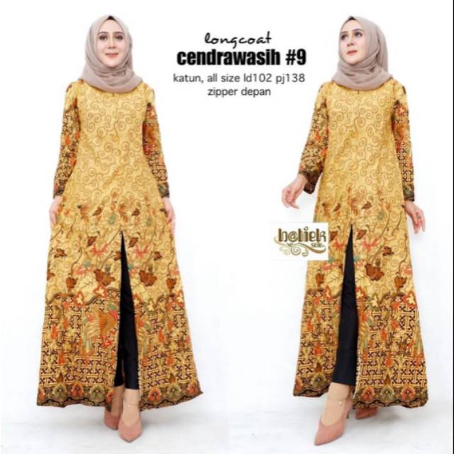 Long coat cendrawasih